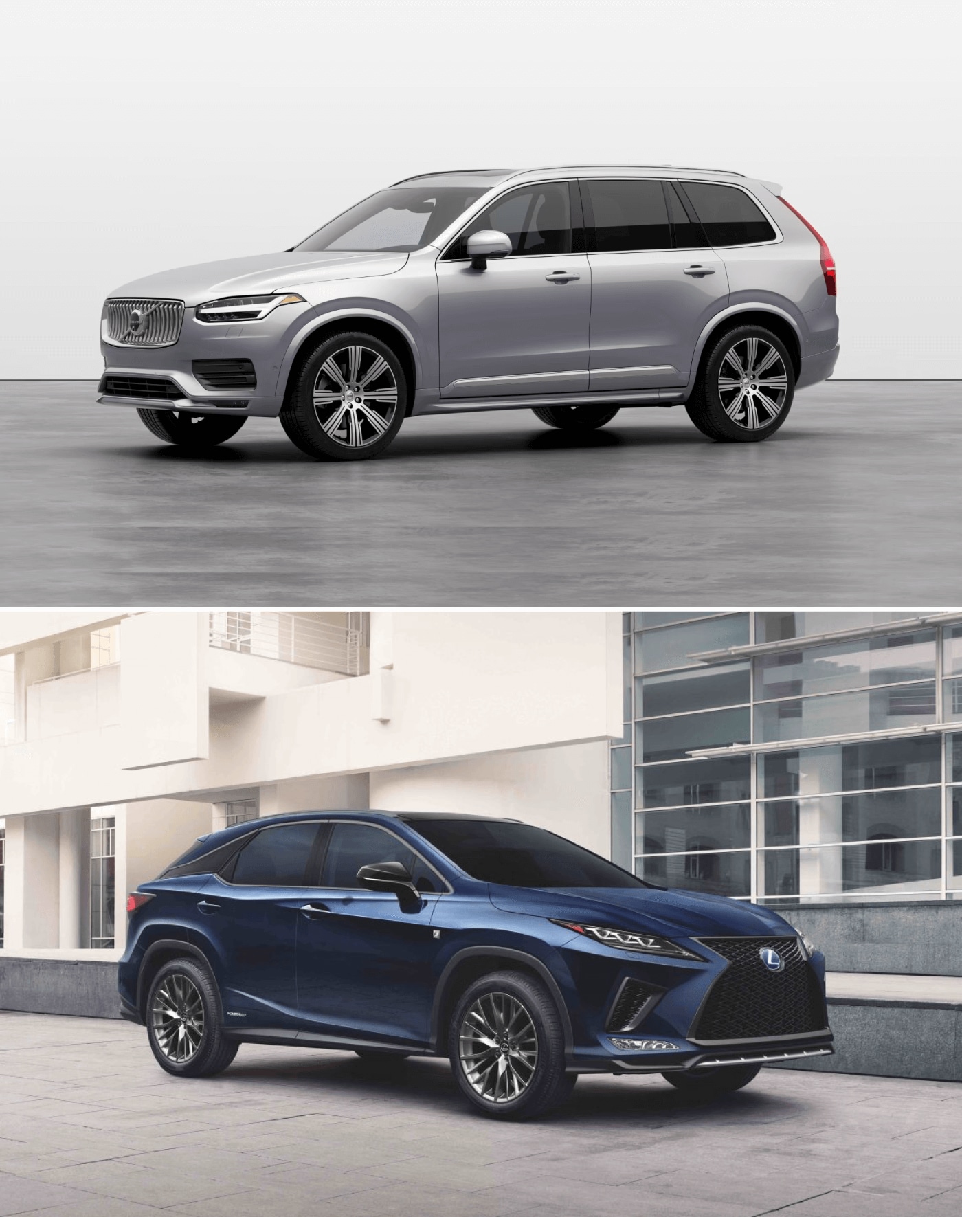 Lexus RX 450 Hybrid Vs. Volvo XC90 Hybrid SUVs Midlothian Volvo Cars