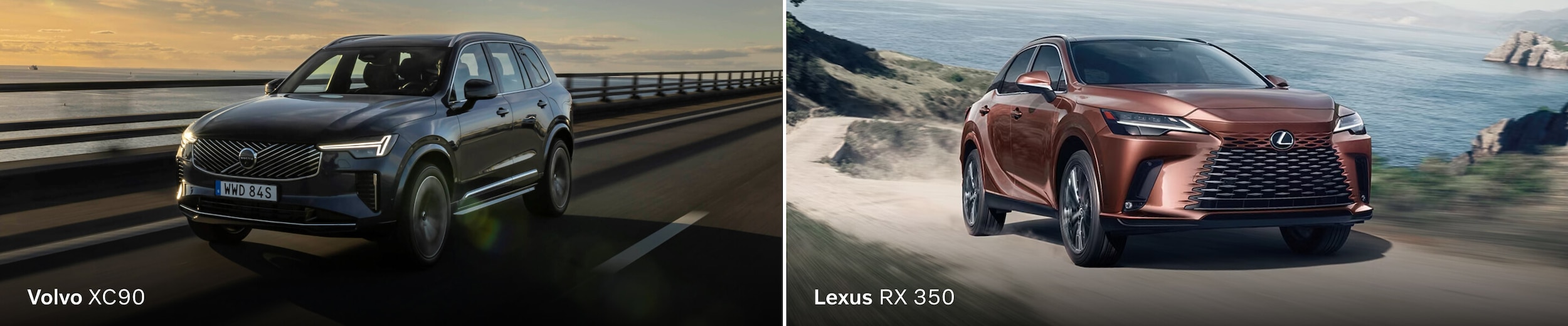Volvo XC90 vs. Lexus RX 350 Comparison