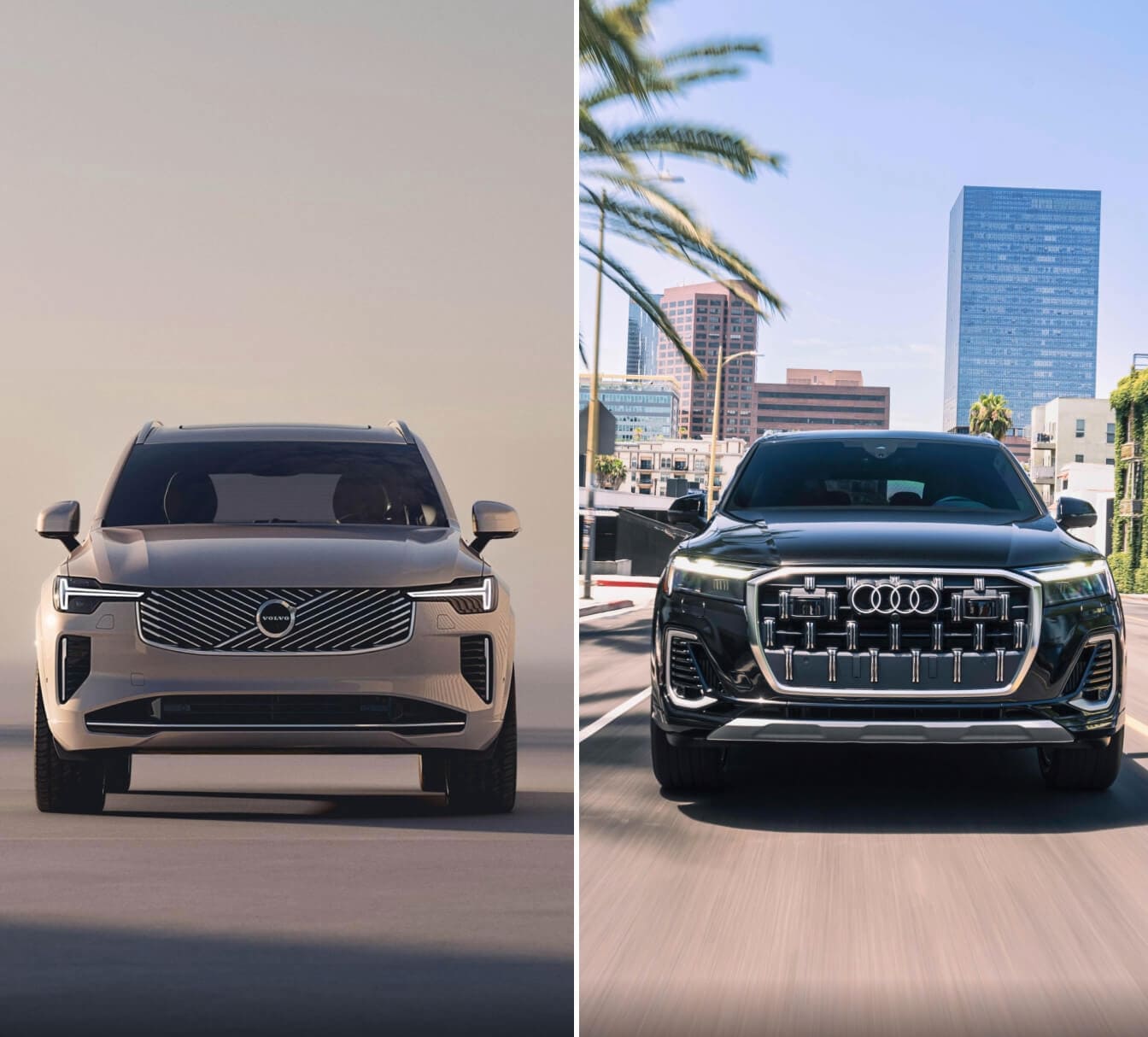 Audi Q7 vs. Volvo XC90 Specs and Performance
