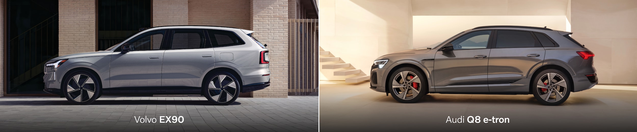 Volvo EX90 vs Audi Q8 e-tron