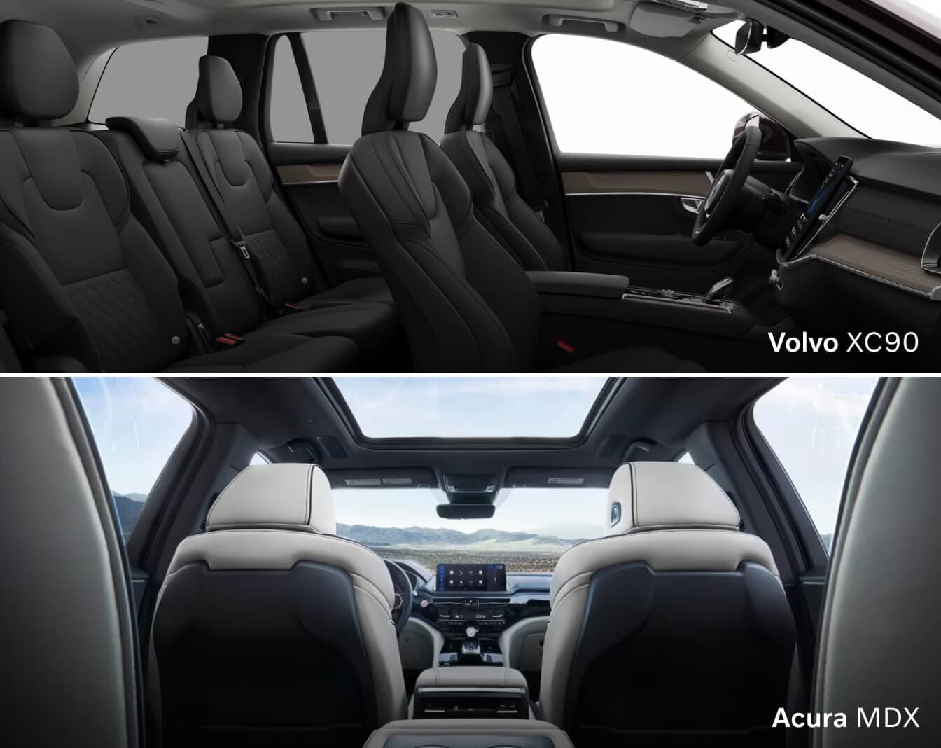 Volvo XC90 vs. Acura MDX Infotainment & Tech