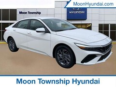 2026 Hyundai Elantra Hybrid Blue Sedan