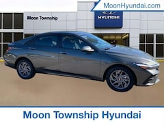 2026 Hyundai Elantra Hybrid Blue Sedan