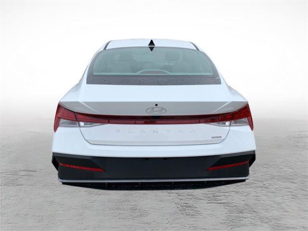 New 2026 Hyundai Elantra Hybrid Blue Sedan
