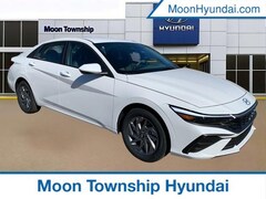 2026 Hyundai Elantra Hybrid Blue Sedan