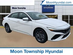 2026 Hyundai Elantra Hybrid Blue Sedan