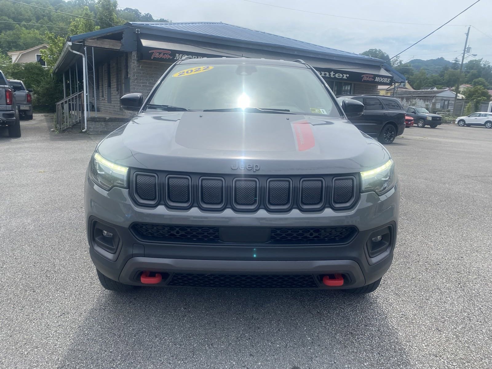 Used 2022 Jeep Compass Trailhawk with VIN 3C4NJDDB6NT228455 for sale in Williamson, WV