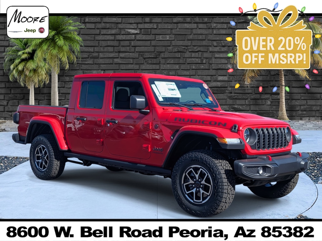 New 2025 Jeep Gladiator Rubicon Pickup