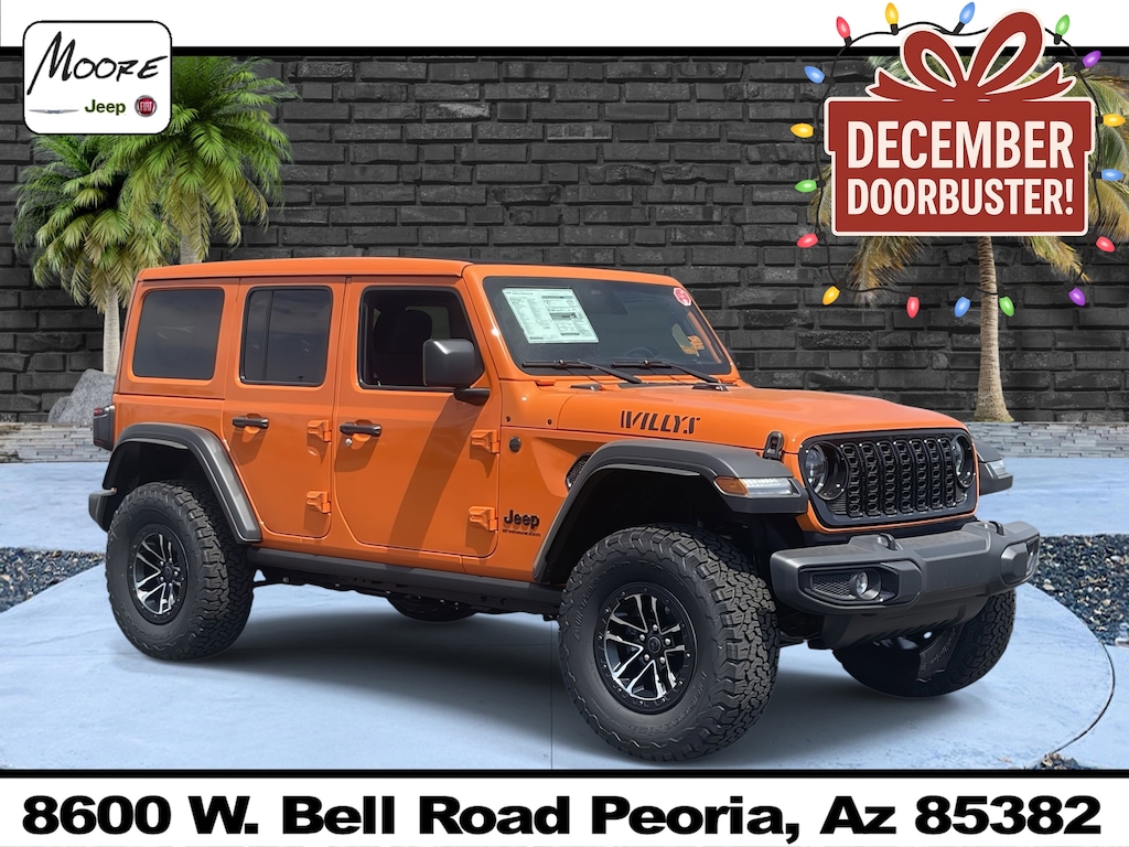 New 2025 Jeep Wrangler Willys Sport Utility