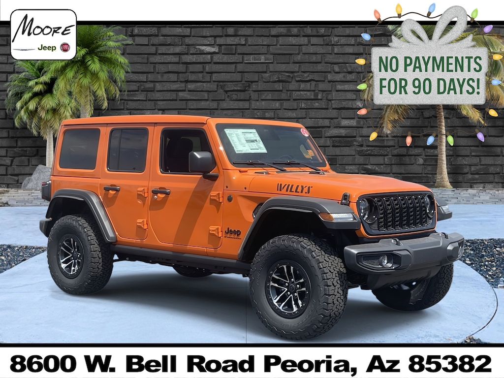 New 2025 Jeep Wrangler Willys Sport Utility