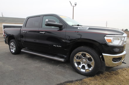 Featured used 2019 Ram All-New 1500 Big Horn/Lone Star Truck Crew Cab 1C6SRFFT8KN711221 for sale in Caro, MI