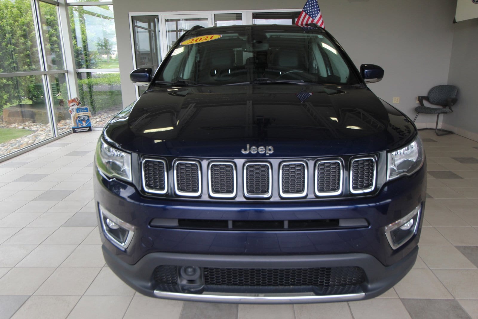 Used 2021 Jeep Compass Limited with VIN 3C4NJDCB2MT545441 for sale in Caro, MI