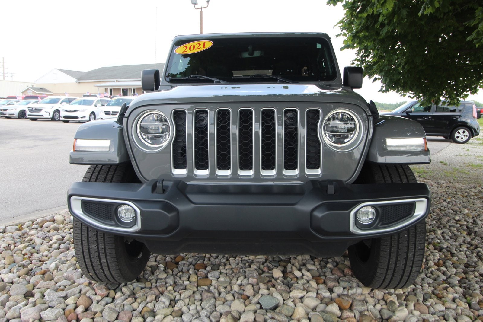 Used 2021 Jeep Wrangler Unlimited Sahara 4XE with VIN 1C4JJXP6XMW704603 for sale in Caro, MI