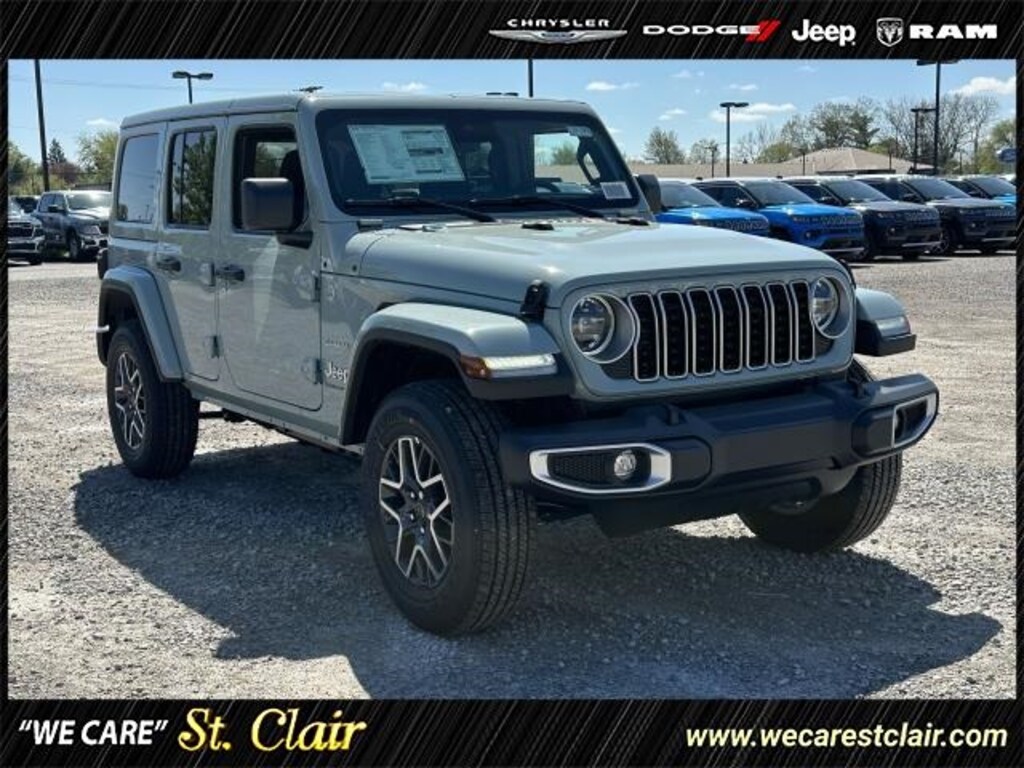 New 2024 Jeep Wrangler 4DOOR SAHARA For Sale Saint Clair, MI VIN