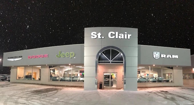 The front of our Jeep dealership