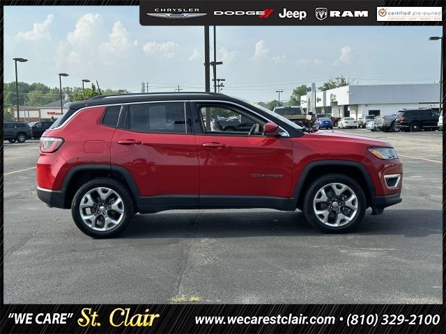 Certified 2020 Jeep Compass Limited with VIN 3C4NJDCB9LT118255 for sale in Saint Clair, MI