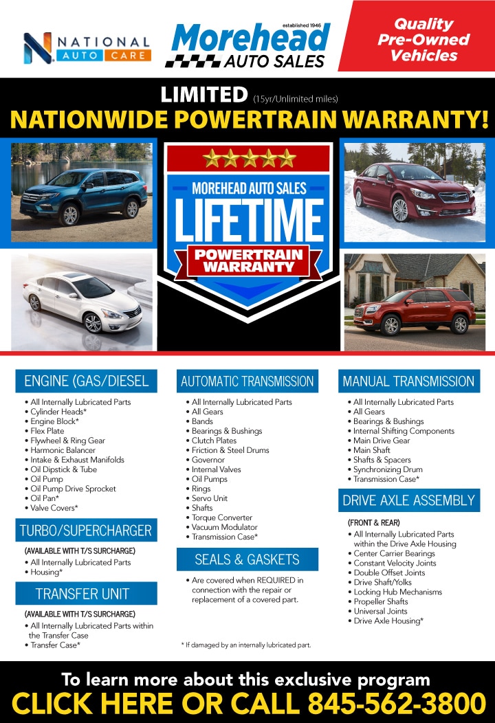 Powertrain Warranty Info Morehead Auto Sales