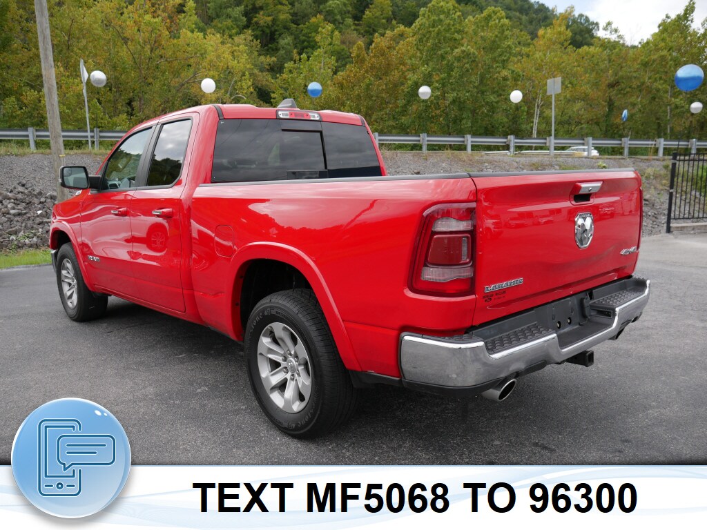 Used 2020 Ram 1500 Laramie 4x4 Laramie Quad Cab 6.4 ft. SB Pickup