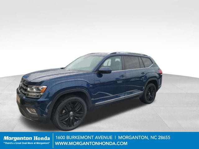 Used 2019 Volkswagen Atlas SEL with VIN 1V2ER2CA0KC557891 for sale in Morganton, NC