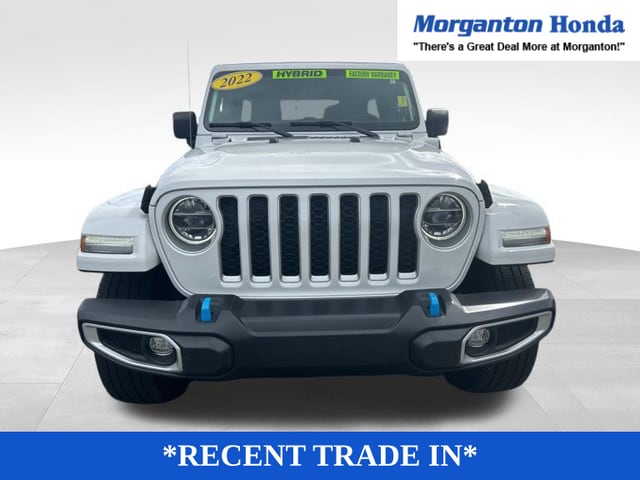 Used 2022 Jeep Wrangler Unlimited Sahara 4XE with VIN 1C4JJXP65NW228598 for sale in Morganton, NC