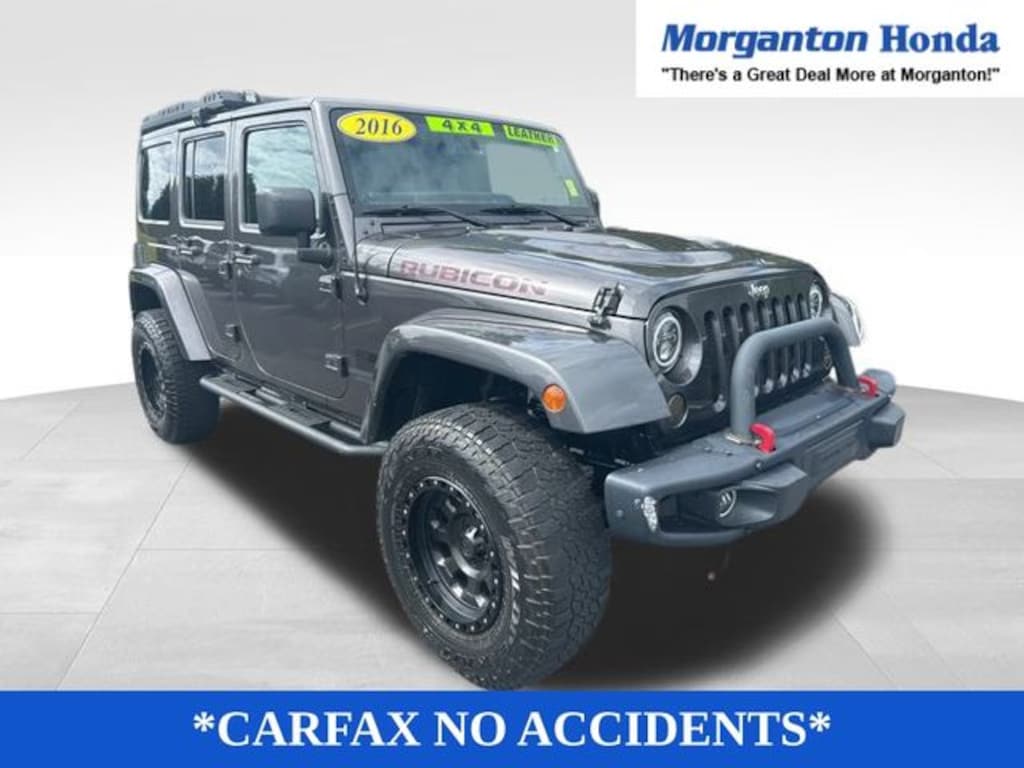 Used 2016 Jeep Wrangler JK Unlimited Rubicon 4x4 SUV