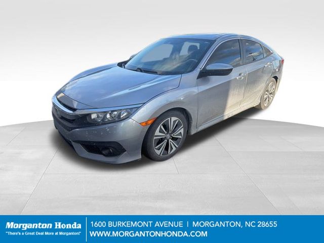 Used 2018 Honda Civic EX-T with VIN JHMFC1F47JX036695 for sale in Morganton, NC