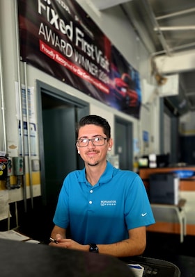 Staff member Brandon Harris from fc4f560aef84