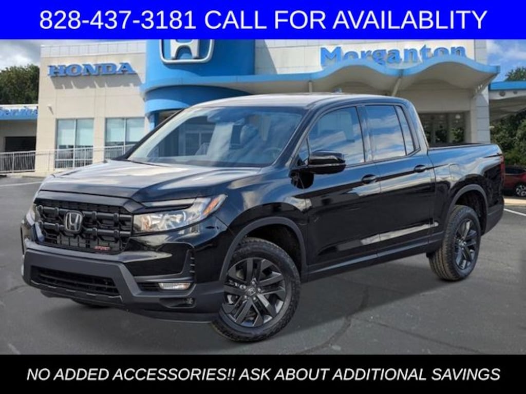 New 2026 Honda Ridgeline Sport Truck Crew Cab