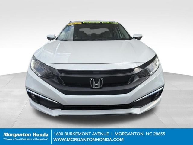 Used 2021 Honda Civic EX with VIN 19XFC1F31ME000286 for sale in Morganton, NC