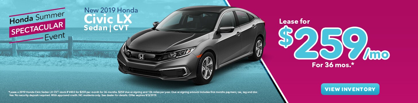 Morganton Honda | New 2019 Honda Dealer | Morganton, NC
