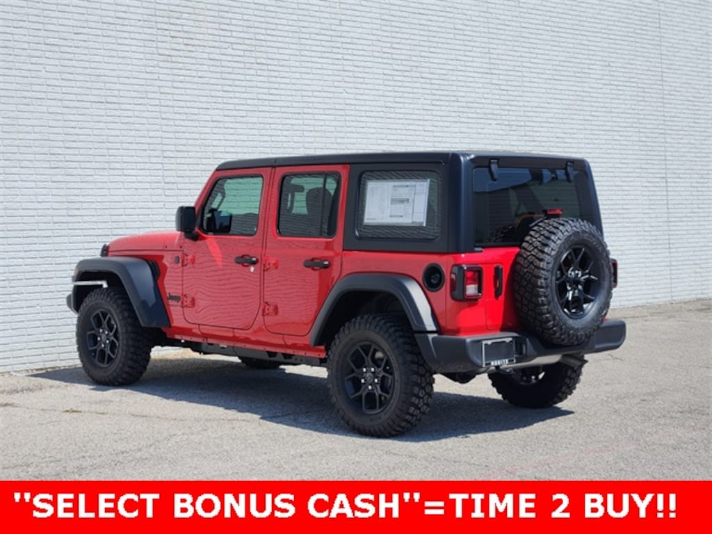 New 2025 Jeep Wrangler 4-DOOR SPORT Sport Utility