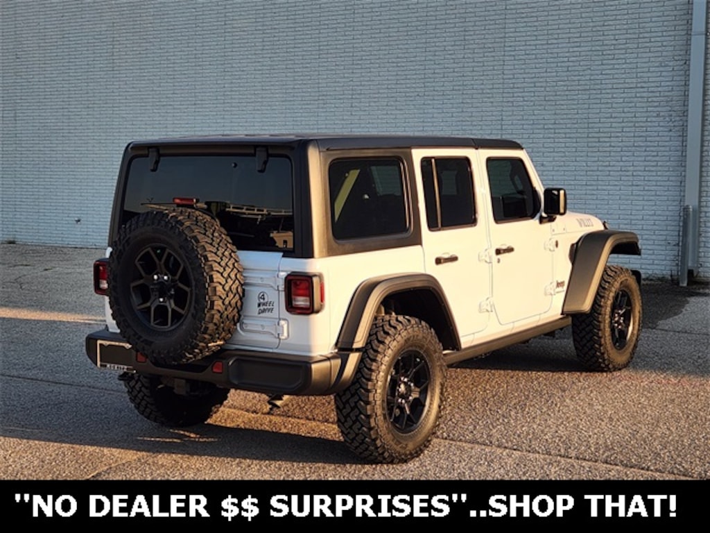 New 2025 Jeep Wrangler 4-DOOR WILLYS Sport Utility