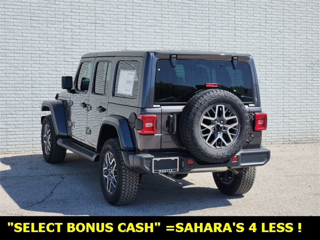 New 2025 Jeep Wrangler 4-DOOR SAHARA Sport Utility