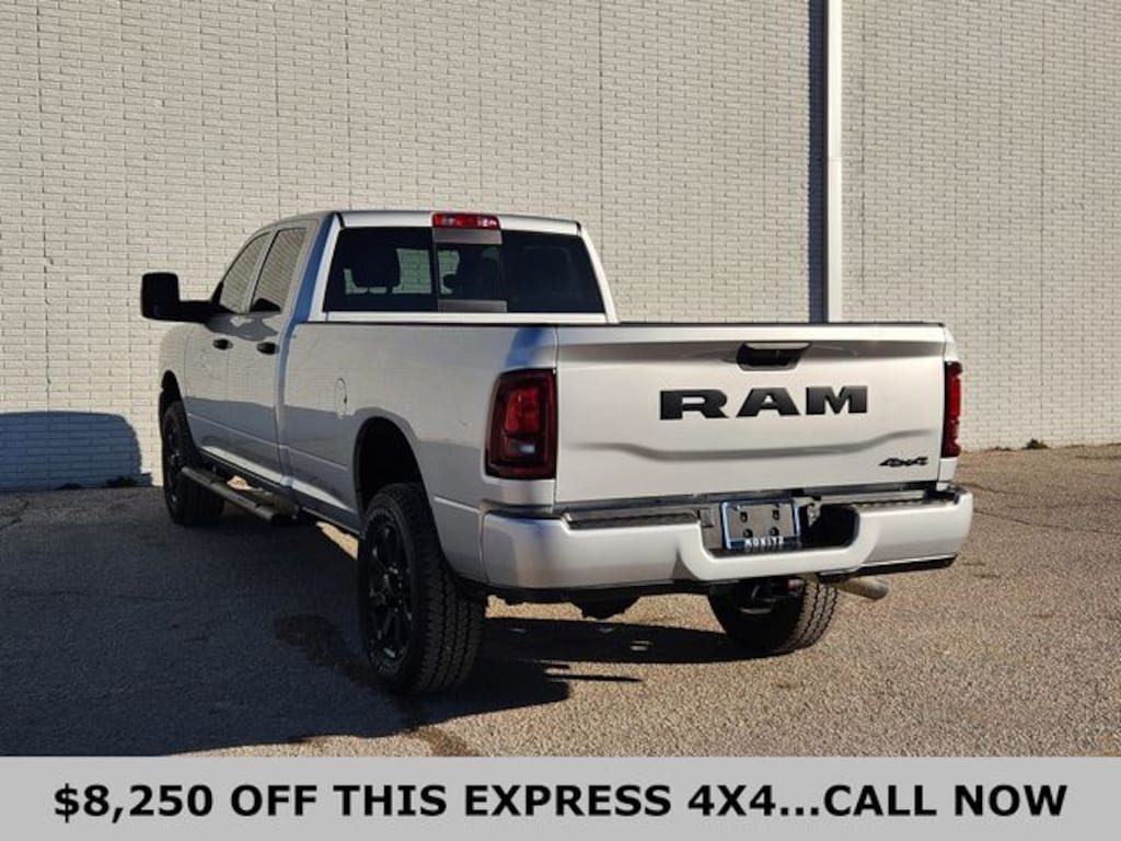 New 2026 Ram 2500 BLACK EXPRESS CREW CAB 4X4 8' BOX Pickup