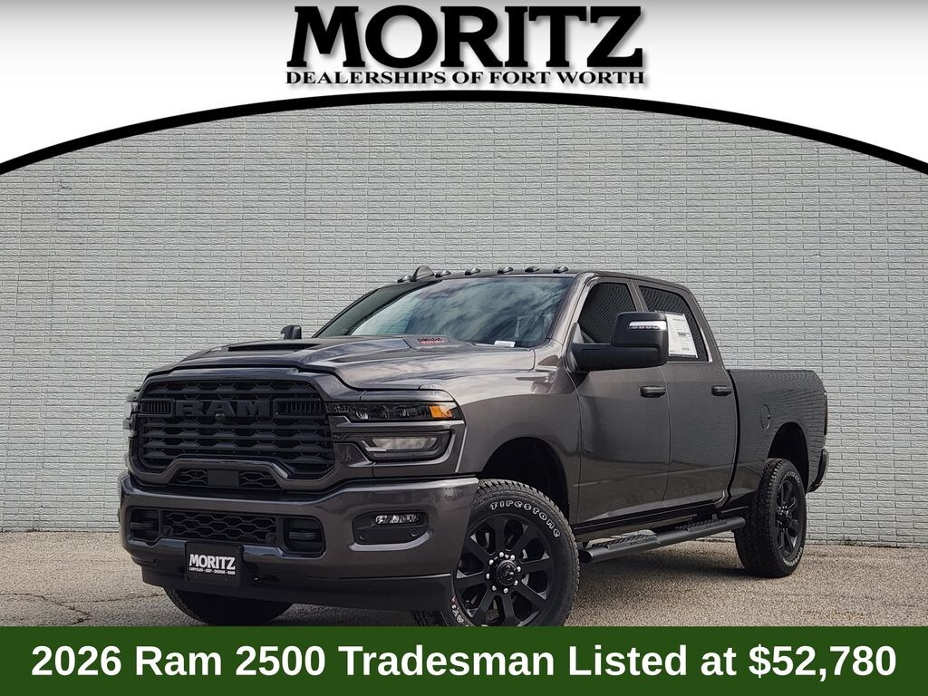 New 2026 Ram 2500 BLACK EXPRESS CREW CAB 4X4 6'4 BOX Pickup