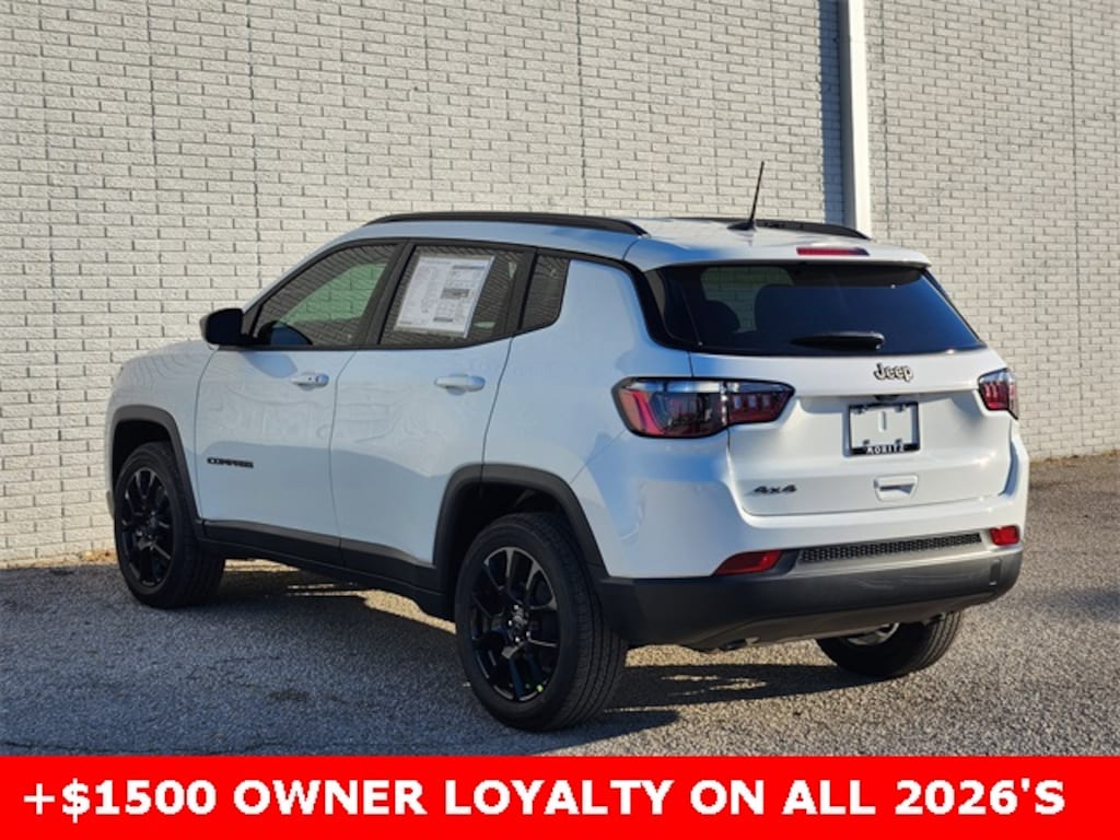 New 2026 Jeep Compass LATITUDE ALTITUDE 4X4 Sport Utility