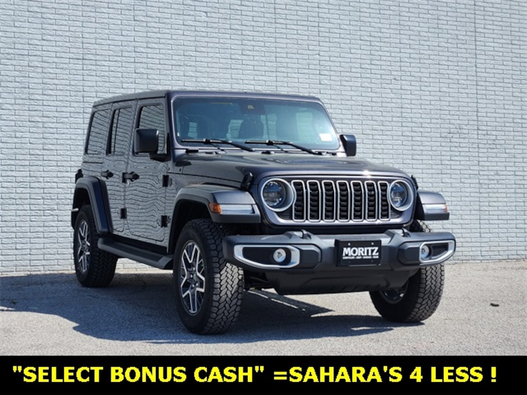 New 2025 Jeep Wrangler 4-DOOR SAHARA Sport Utility