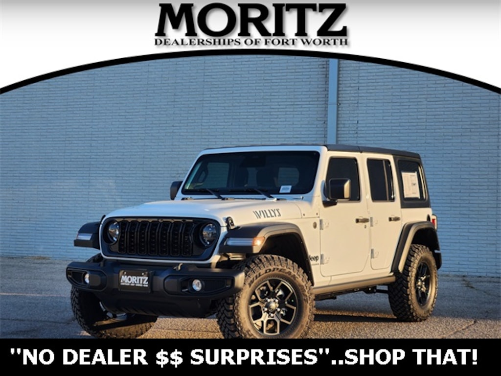 New 2025 Jeep Wrangler 4-DOOR WILLYS Sport Utility