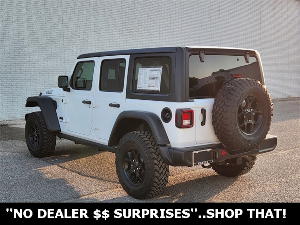 New 2025 Jeep Wrangler 4-DOOR WILLYS Sport Utility