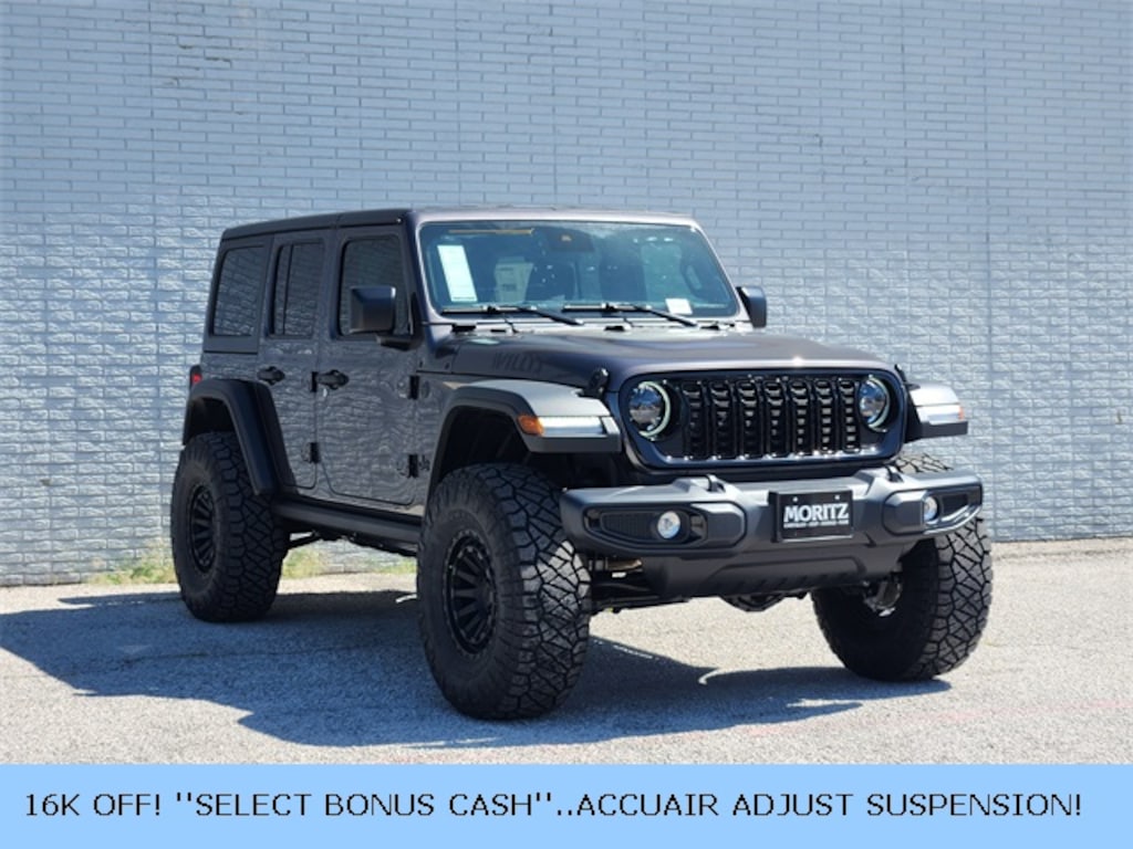New 2025 Jeep Wrangler 4-DOOR WILLYS Sport Utility