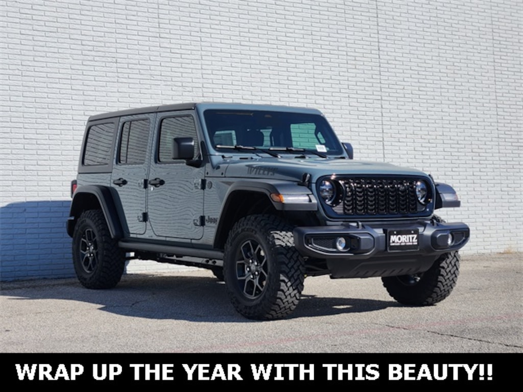 New 2026 Jeep Wrangler 4-DOOR WILLYS Sport Utility