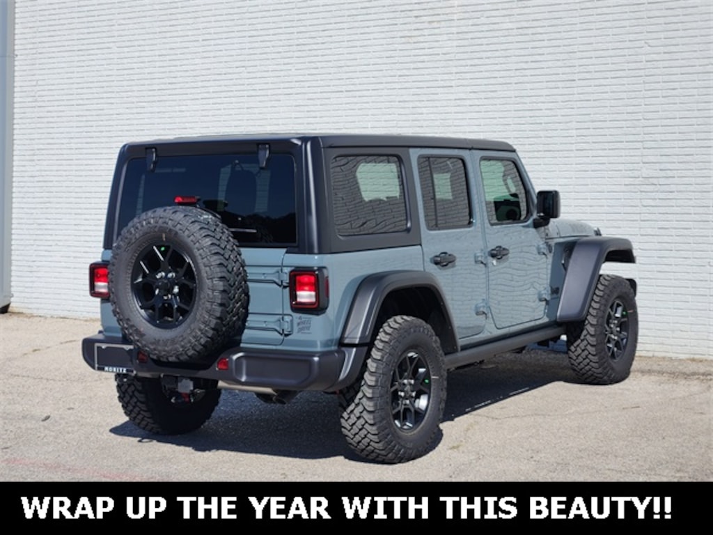 New 2026 Jeep Wrangler 4-DOOR WILLYS Sport Utility