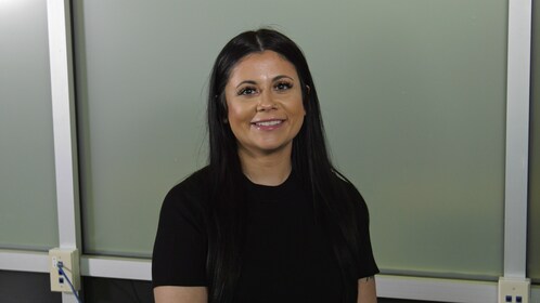Staff member Maria Yanez from 64acfcea6765