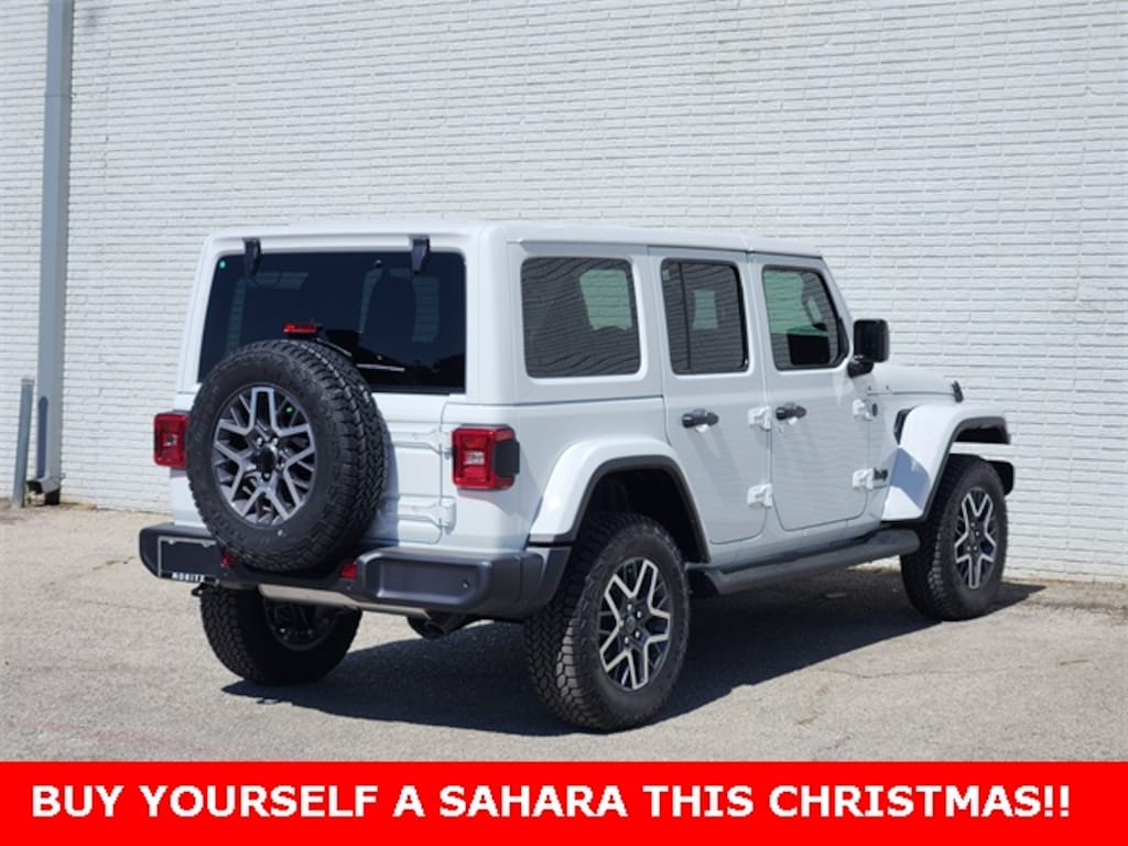 New 2025 Jeep Wrangler 4-DOOR SAHARA Sport Utility