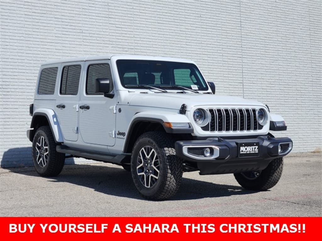 New 2025 Jeep Wrangler 4-DOOR SAHARA Sport Utility