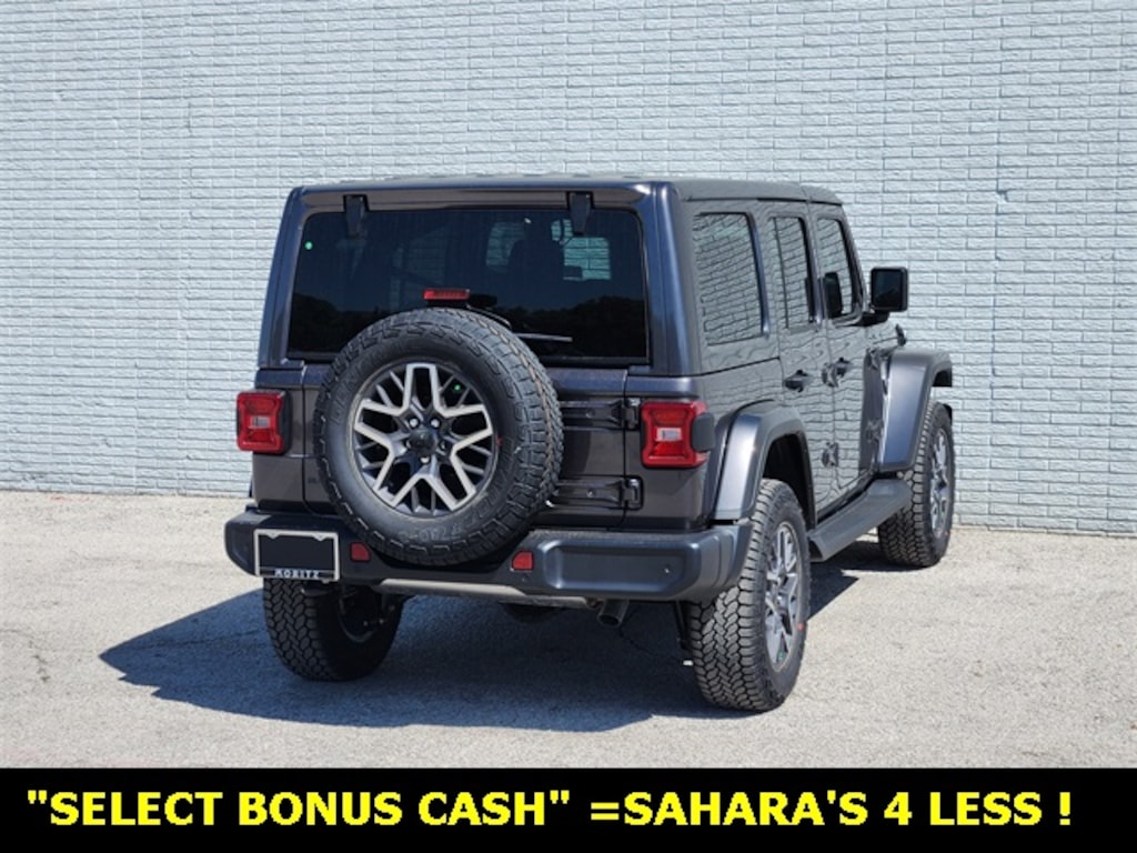 New 2025 Jeep Wrangler 4-DOOR SAHARA Sport Utility