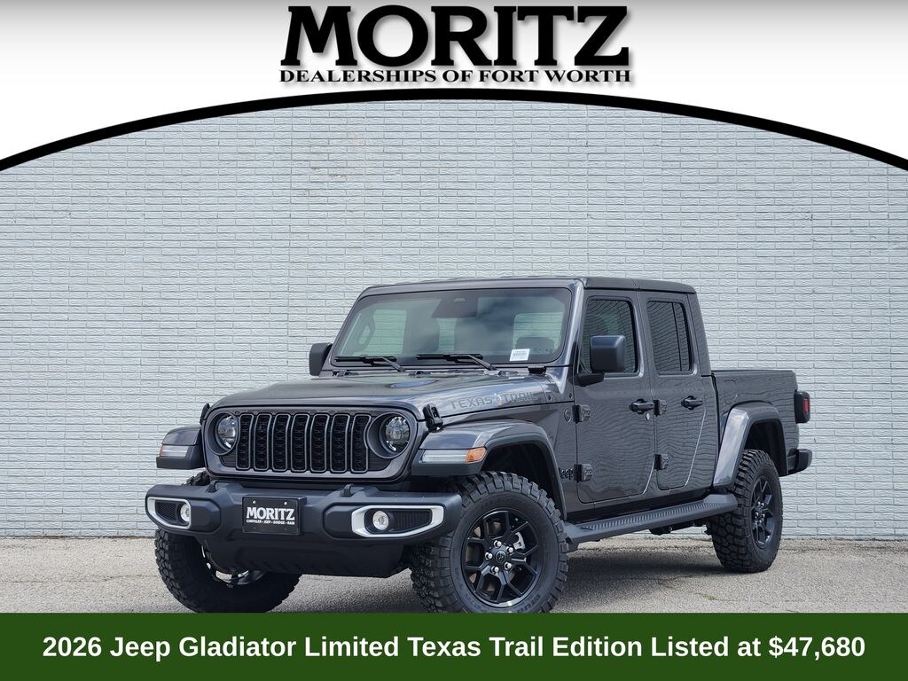 New 2026 Jeep Gladiator TEXAS TRAIL 4X4 Pickup