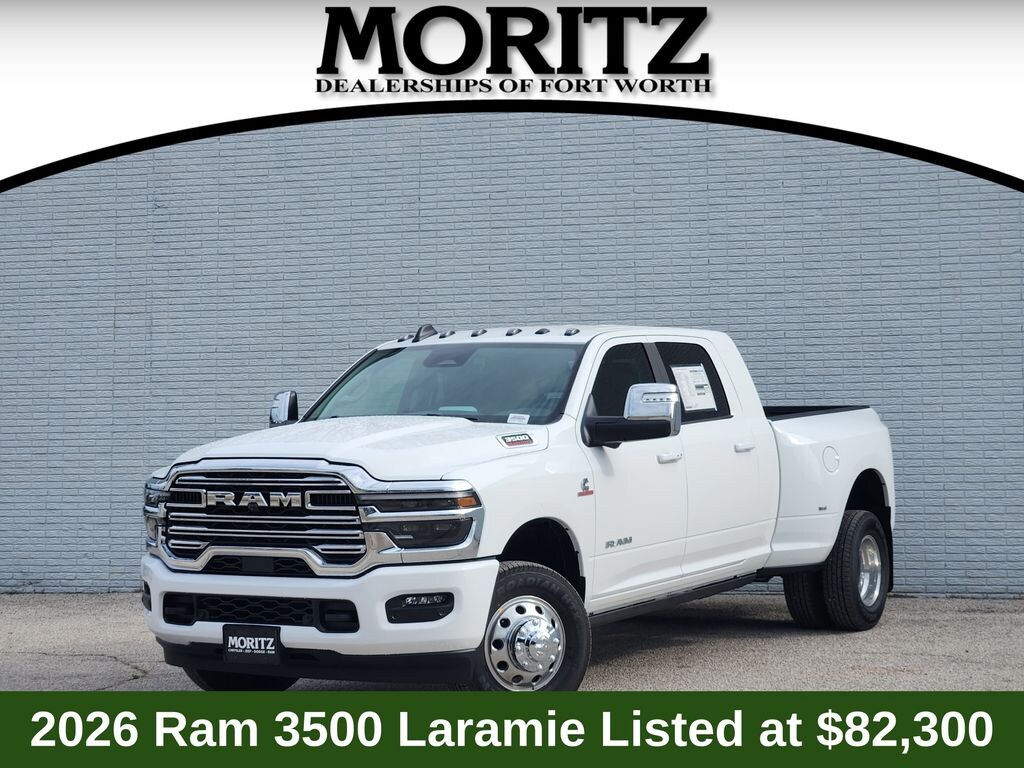 New 2026 Ram 3500 LARAMIE MEGA CAB 4X4 6'4 BOX Pickup