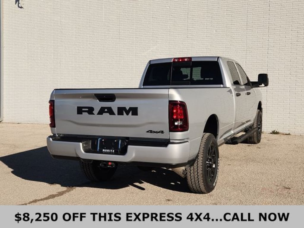 New 2026 Ram 2500 BLACK EXPRESS CREW CAB 4X4 8' BOX Pickup