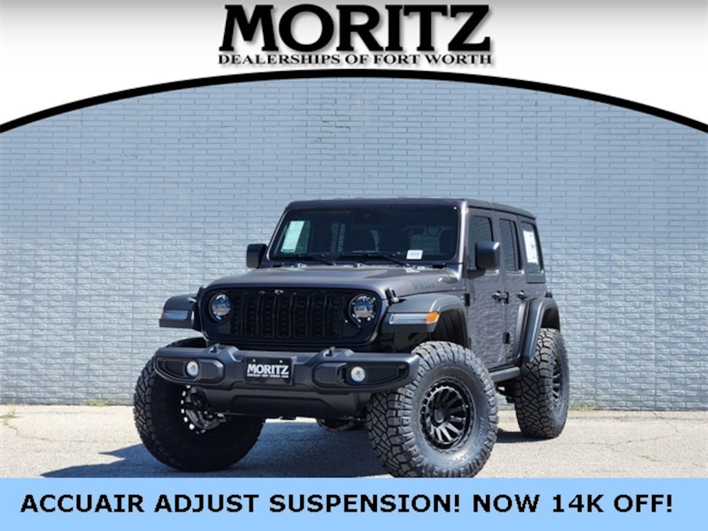 New 2025 Jeep Wrangler 4-DOOR WILLYS Sport Utility